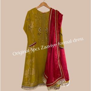 Original Zaaviye 3pcs formal outfit, Indian/Pakistan clothes